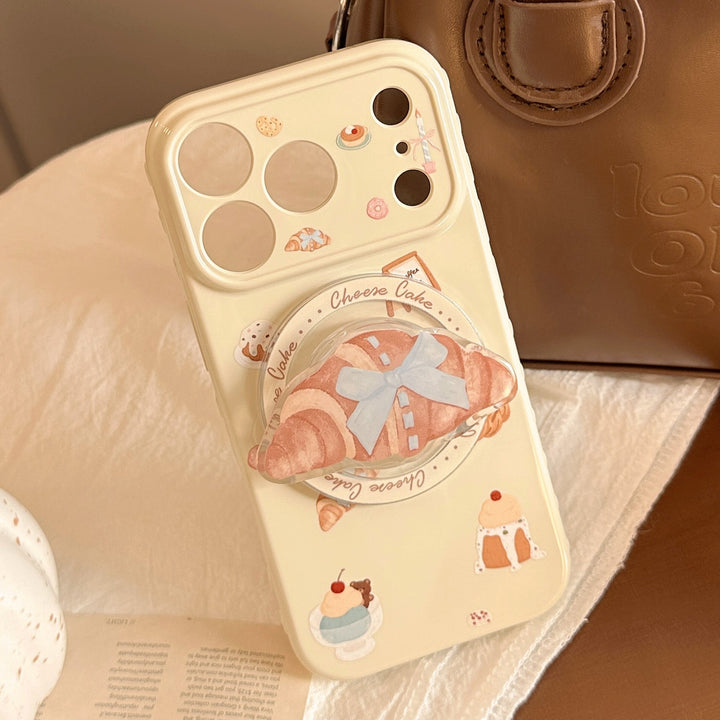 Smartphone Fingerhalter im Croissantdesign Karnz