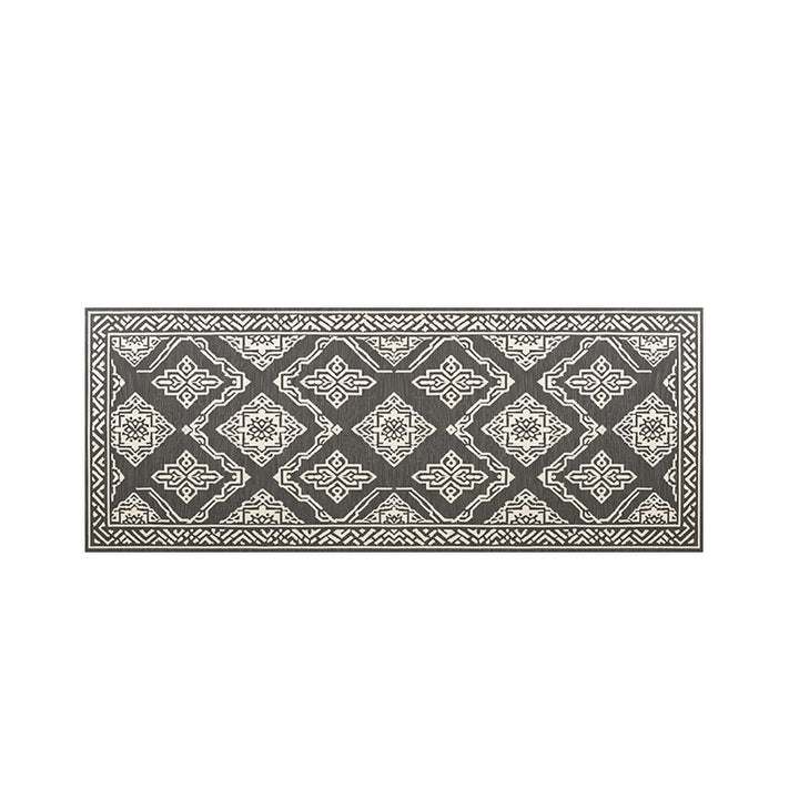 Vintage-inspirierter geometrischer Teppich Karnz