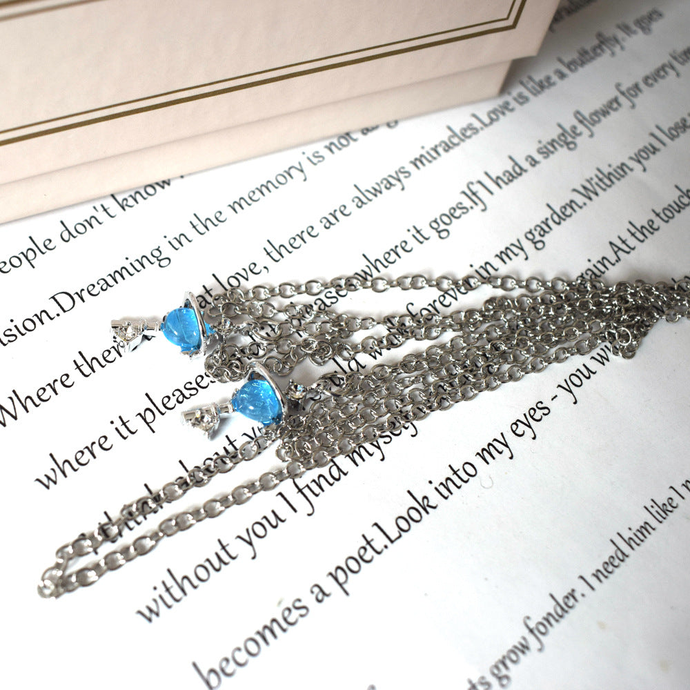 Elegante Zweifarbige Brillenkette Karnz
