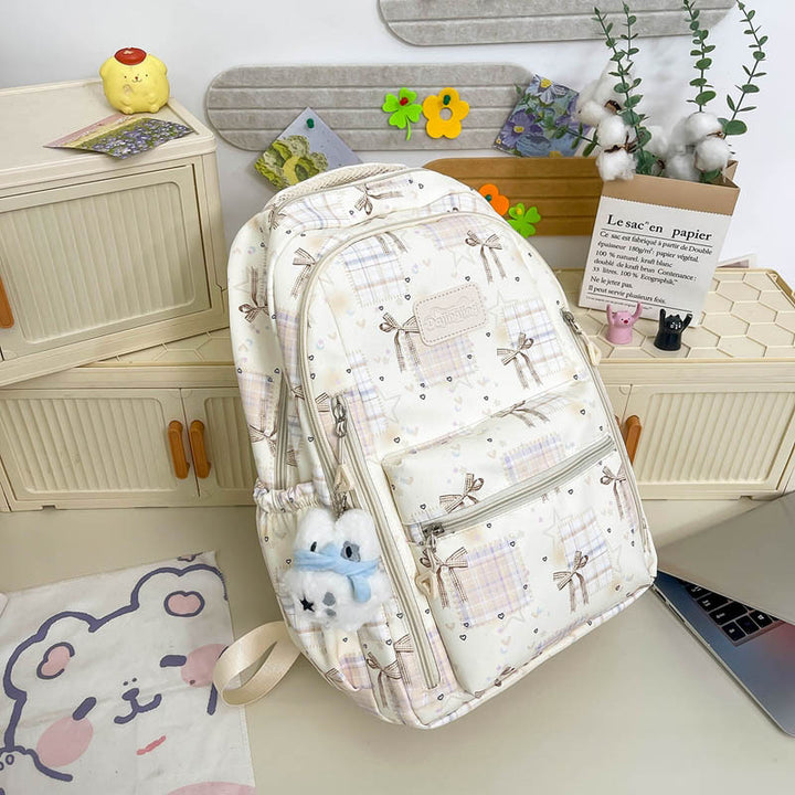 Süßer Grafikdruck Schulrucksack Karnz