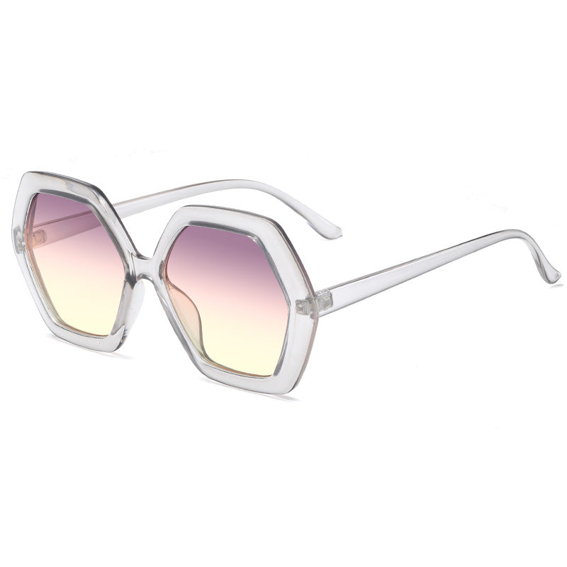 Damen geometrische Sonnenbrille mit modernem Design Karnz