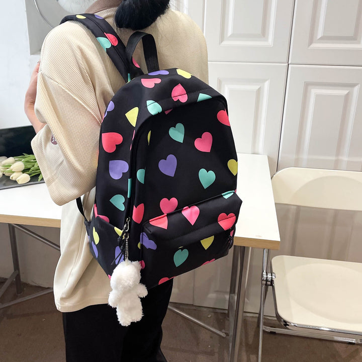 Herzgemusterter Freizeitrucksack Karnz