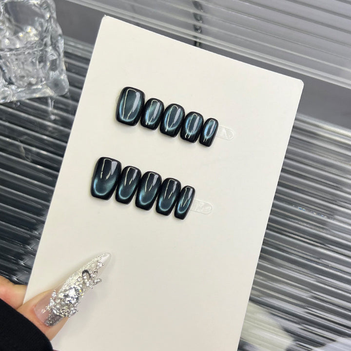 Premium Künstlerische Ombre Press-On Nagel Set