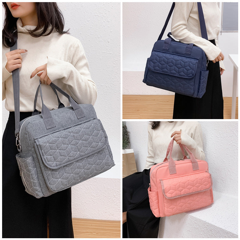 Multifunktionale gesteppte Laptoptasche Karnz