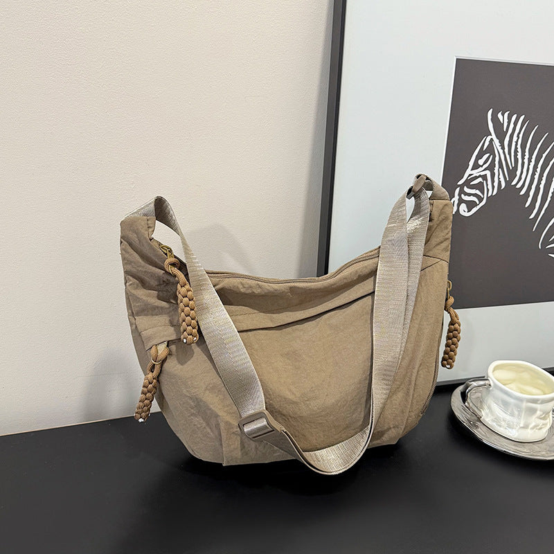WoMulti-Pocket Leichte Hobo Tasche Karnz