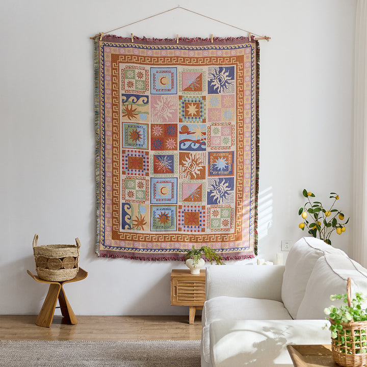 Künstlerisches Wandteppichwandbehang