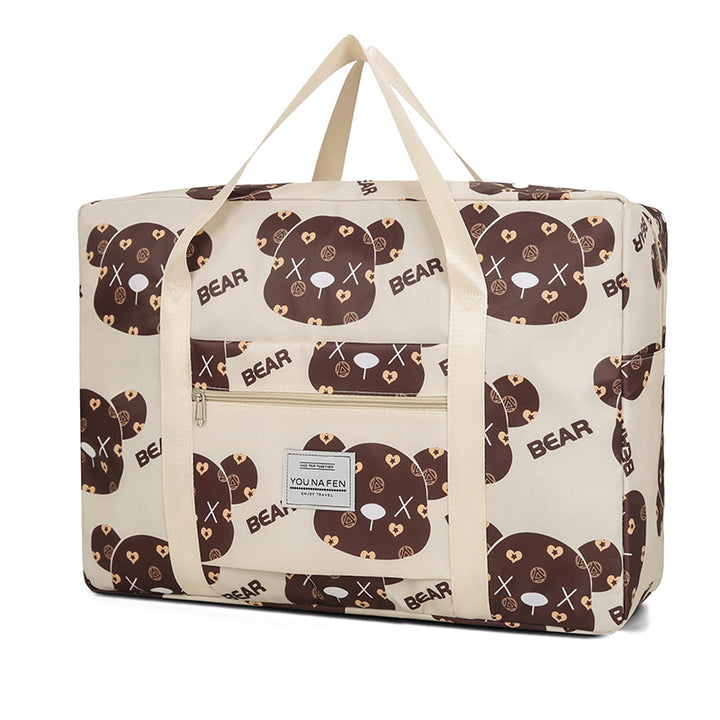 Fun Bear Print Reis Duffel Tasche Karnz