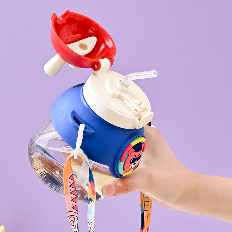 Damen Kinder-Trinkflasche mit lustigem Kaninchen-Design Karnz
