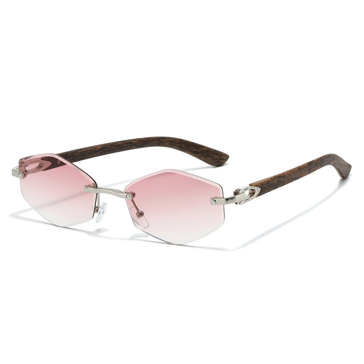 Futuristische sechseckige Rahmen Sonnenbrille Karnz