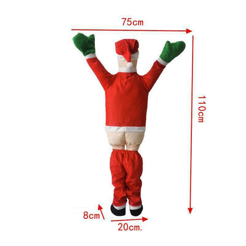 Lustiger Weihnachtsstrumpf mit Grinch-Motiv