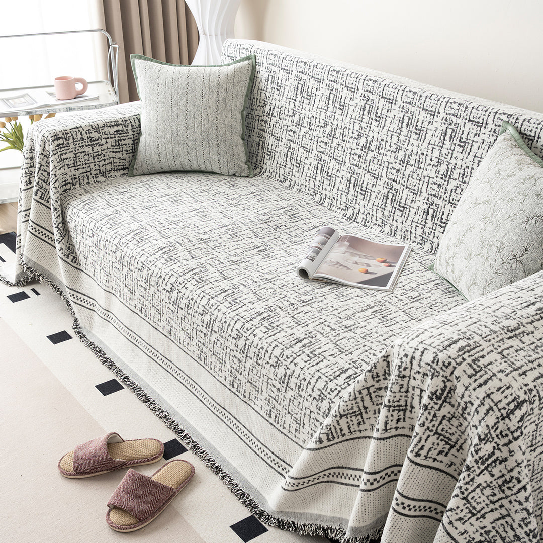 Strukturiertes Sofa-Wurfdecke
