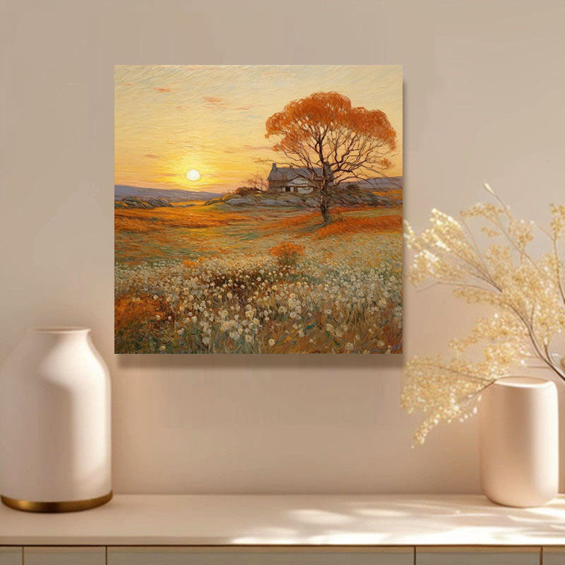 Szenisches Winterlandschaft Leinwandkunst