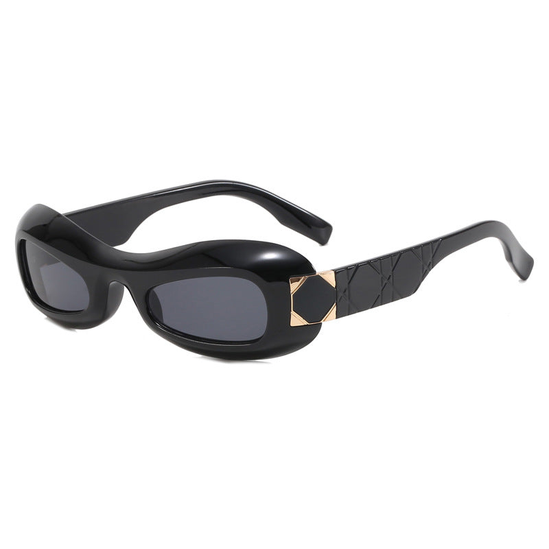 Damen Retro-inspirierte Sonnenbrille mit stylischem Rahmen und UV-Schutz Karnz