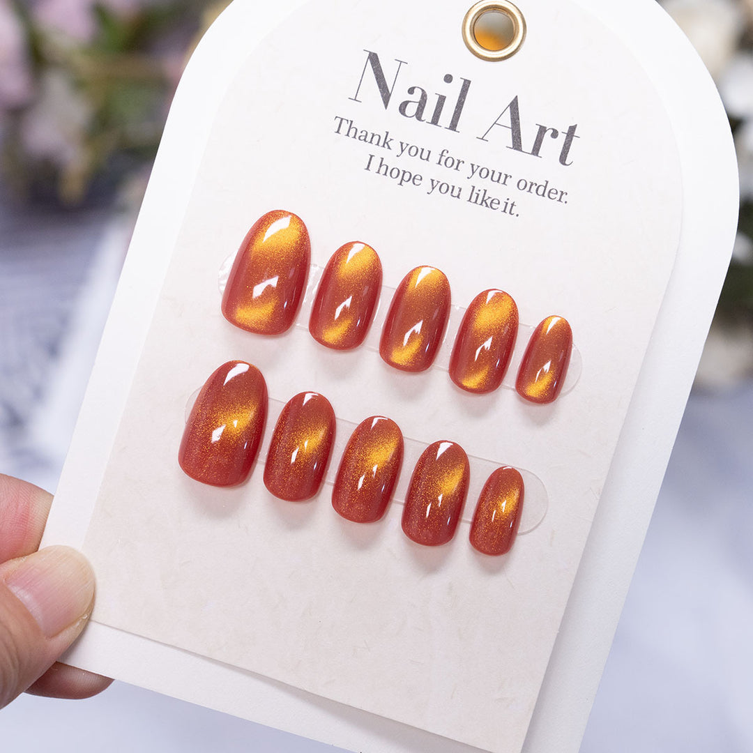 Ombre Glänzende Nagelkunst