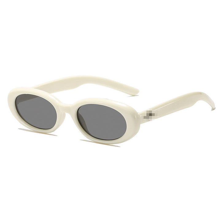Retro Ovale Sonnenbrille Karnz