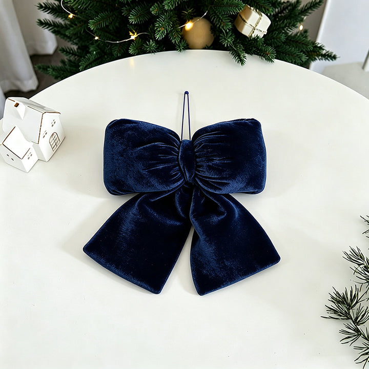 Dekorative Plaid Stoff Schleifen Ornament