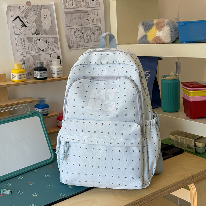 Stilvolle gepunktete Druck-Rucksack Karnz