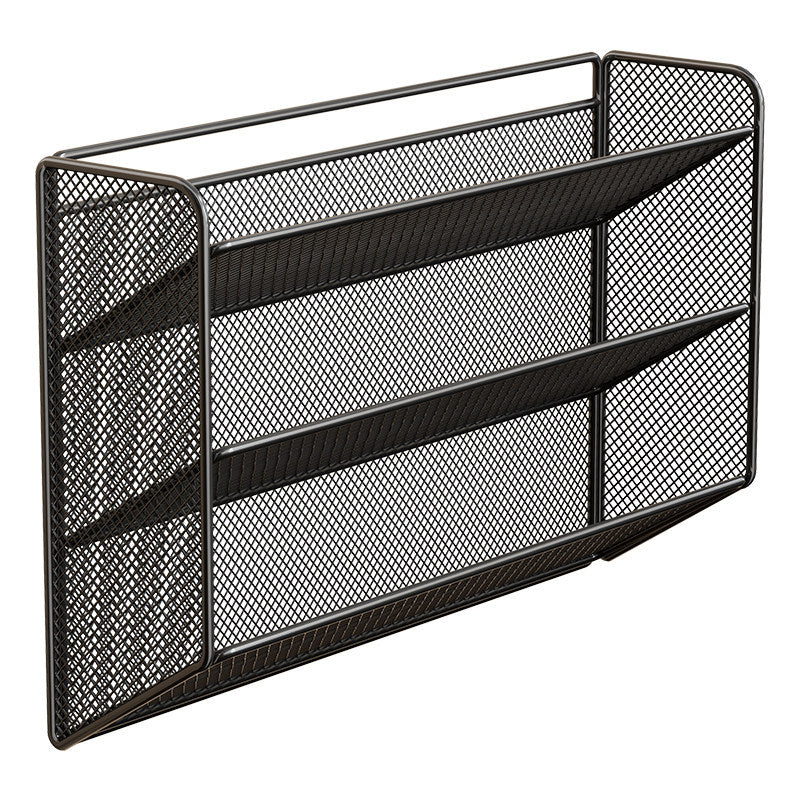 Wandmontierter Slim Drop-Down Mesh Schuhregalständer