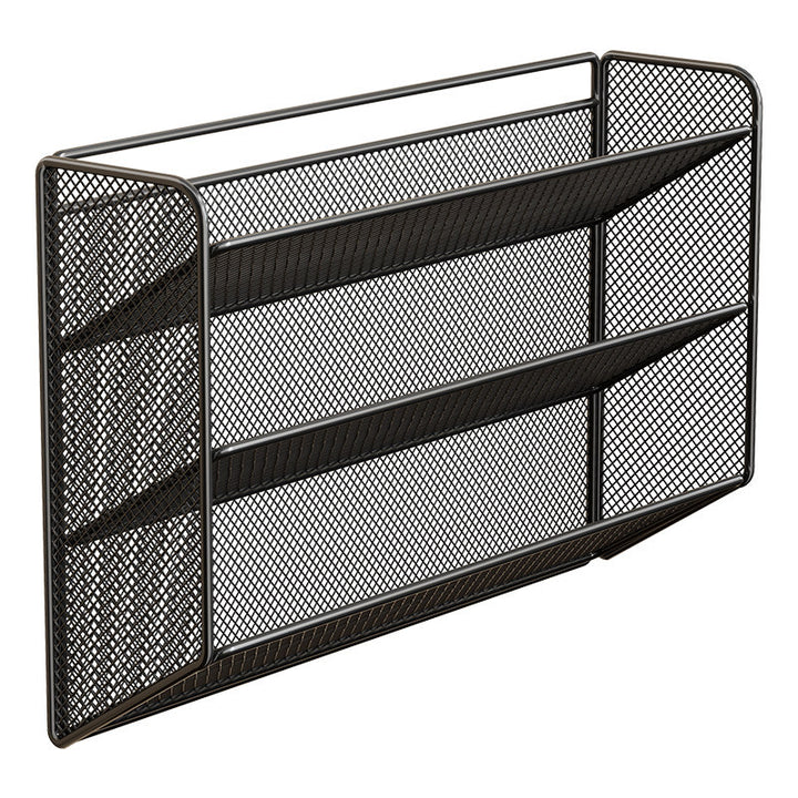 Wandmontierter Slim Drop-Down Mesh Schuhregalständer
