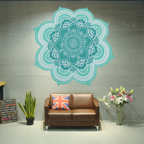 Damen Mandala Wandsticker Karnz