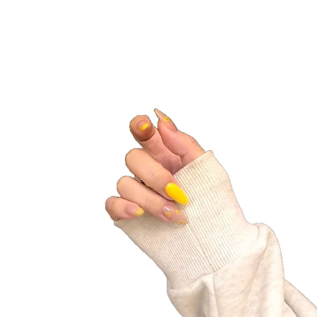 Künstlerische florale Nagelkunstverzierungen