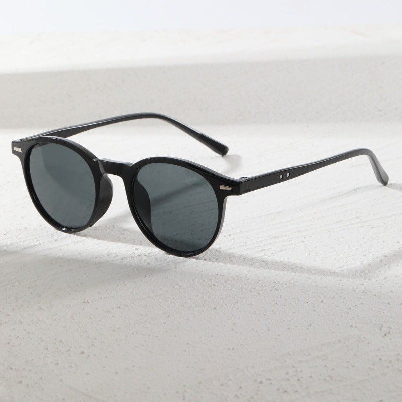 Stylische Runde Rahmen Sonnenbrille Karnz