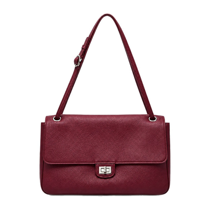 Elegante Leder Schulterhandtasche