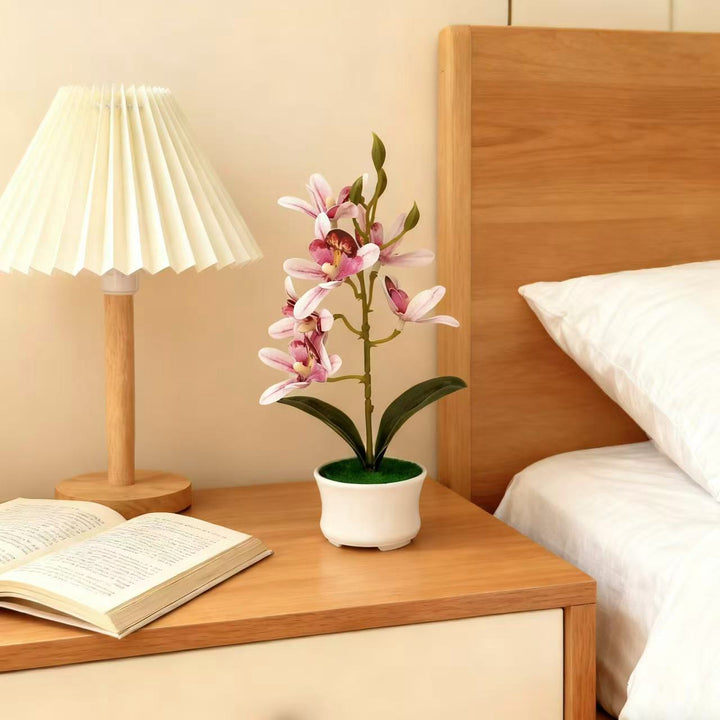 Realistische Orchideen Dekorative Pflanze
