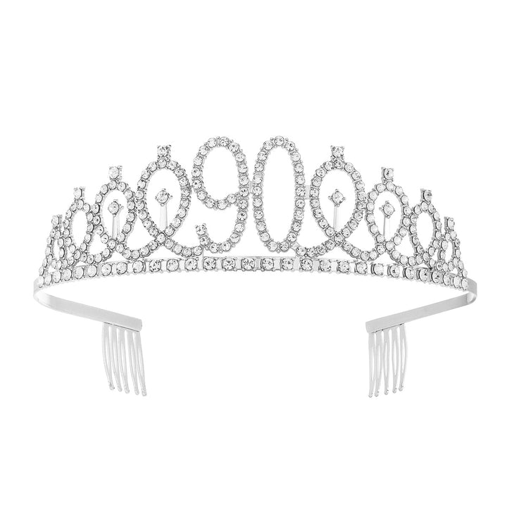 Damen Kristallverzierte Tiara mit elegantem Design Karnz