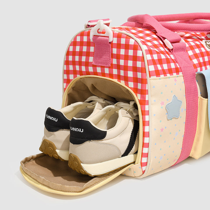 Verspielt gemusterte Tragetasche Duffle Bag Karnz