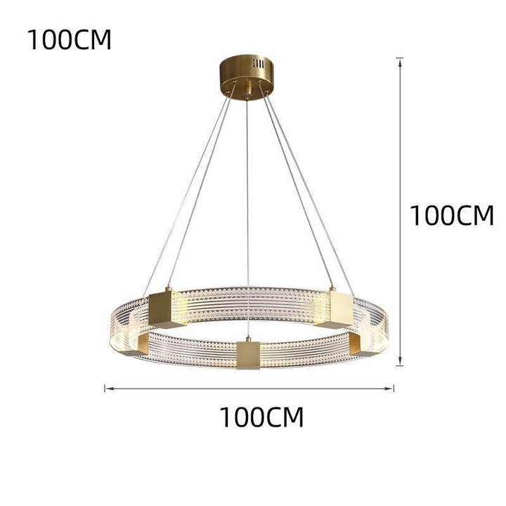 Moderne Elegante Zirkular Pendelleuchte