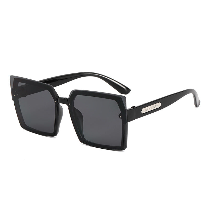 Damen Modische quadratische Sonnenbrille mit stylischem zweifarbigen Rahmen Karnz