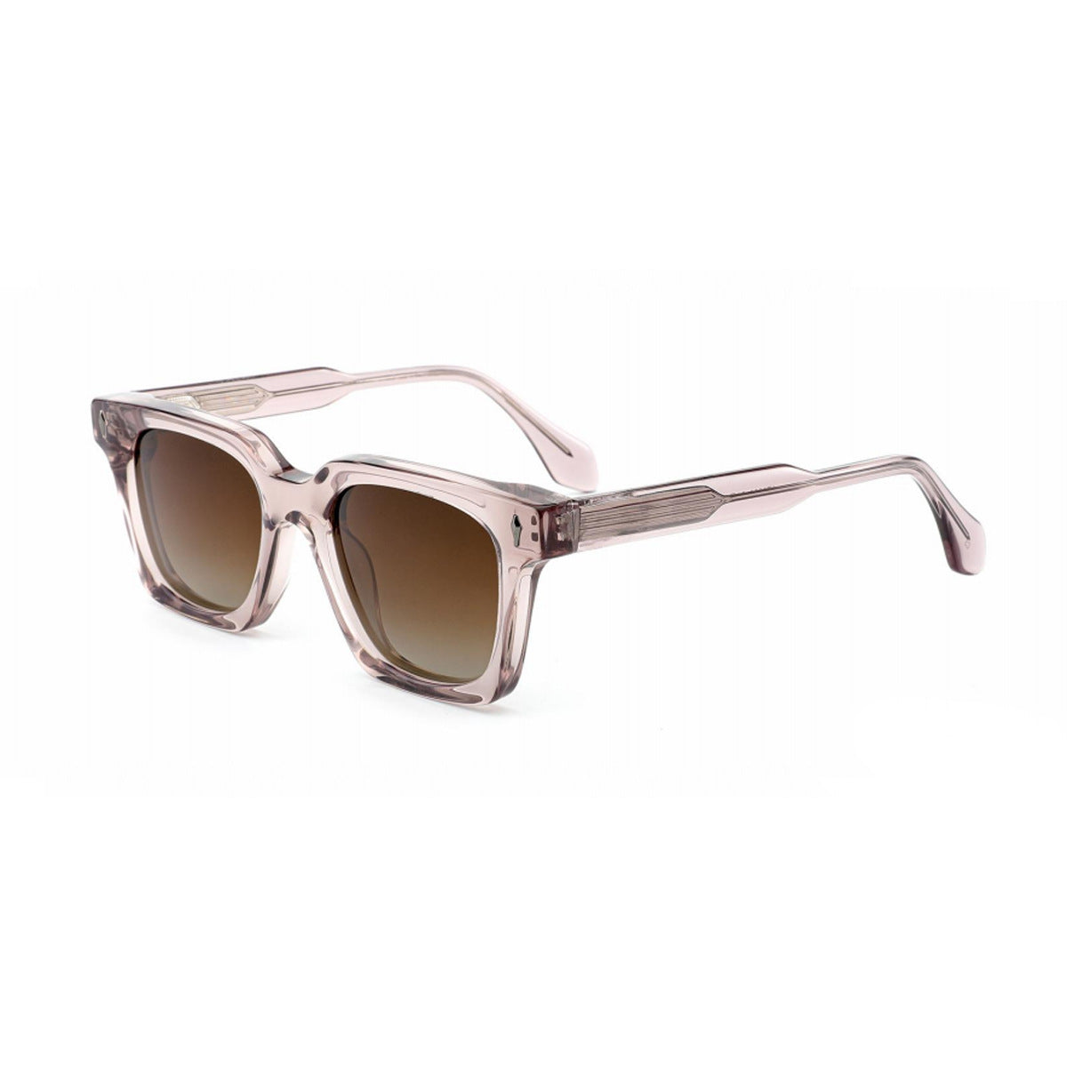 Damen klassische quadratische Sonnenbrille mit robustem Rahmen und UV-Schutz Karnz