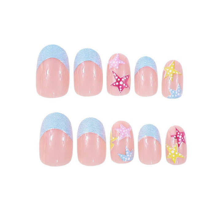 Künstlerische Seestern Nagelkunst Karnz
