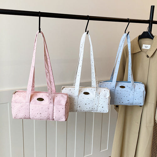 WoStylish Star-Beschmückte Schultertasche Karnz