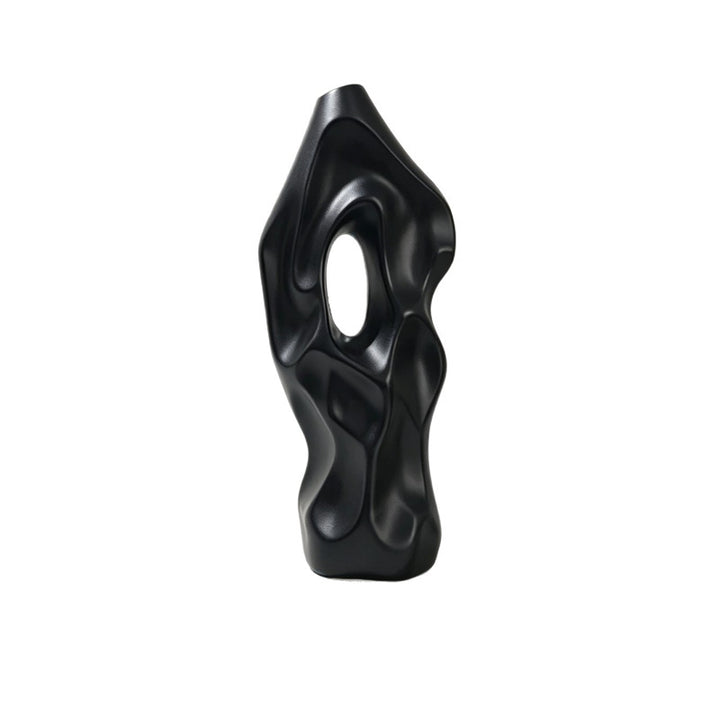 Skulpturale abstrakte dekorative Vase Karnz