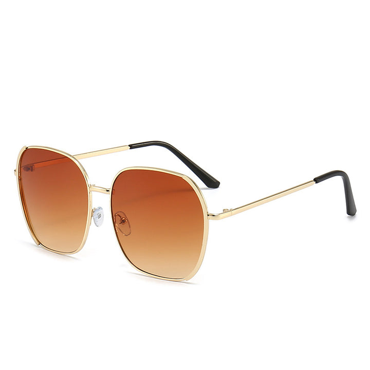 Moderne geometrische Rahmensonnenbrille