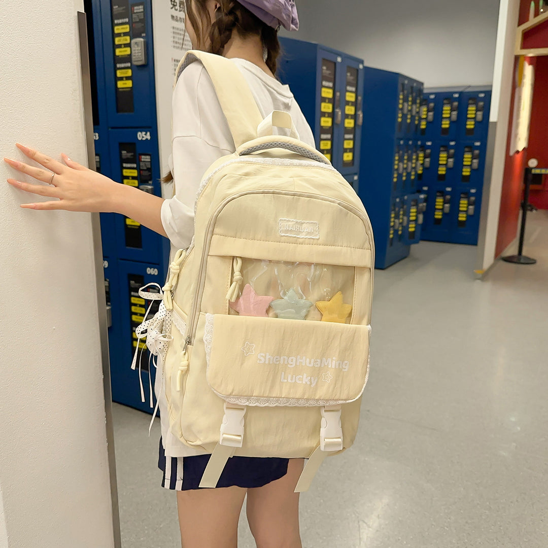 Transparenter Fenster-Rucksack Karnz
