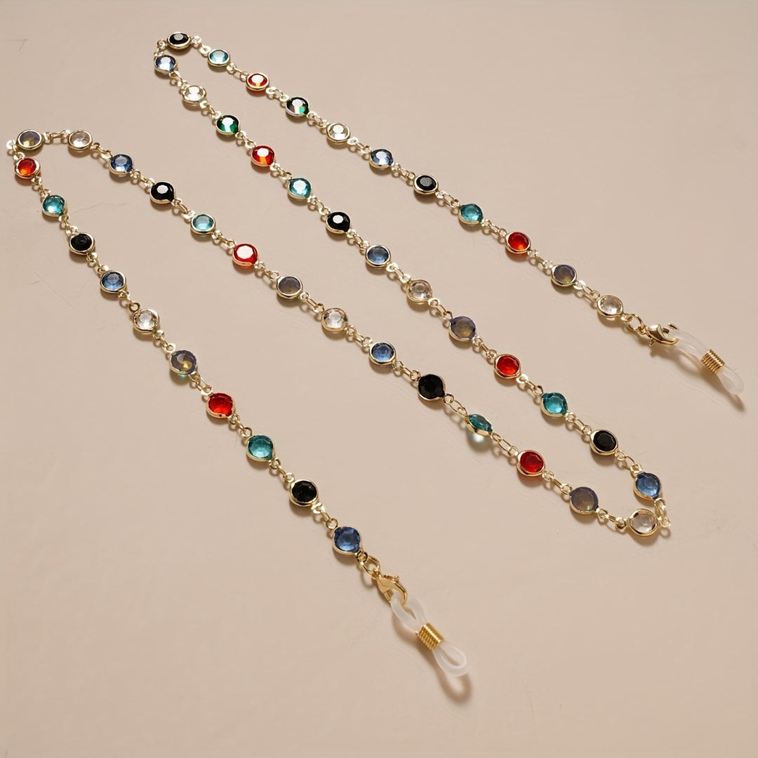 Elegante Perlbrillekette Karnz