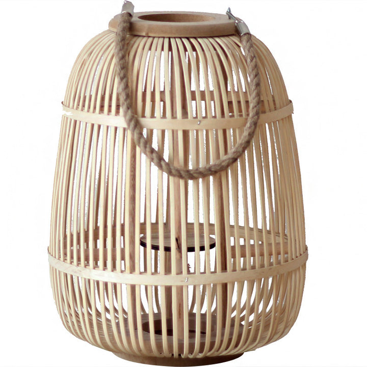 Stilvolle Rattan-Laterne Karnz