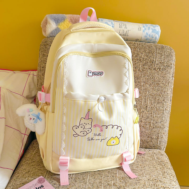 Spaß Illustrierter Charakter Rucksack Karnz