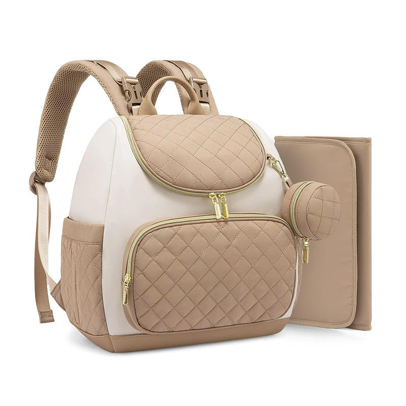 Elegante Gesteppten Rucksack mit Praktischen Fächern Karnz