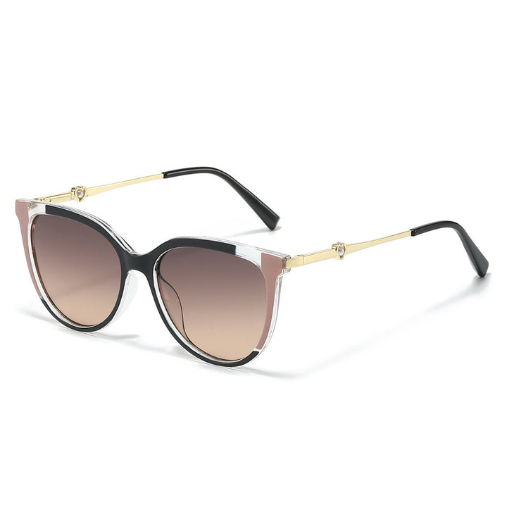 Stylische Übergroße Schmetterlingssonnenbrille Karnz