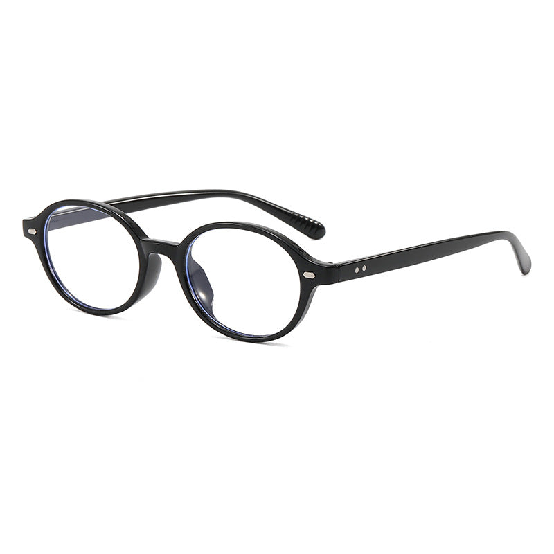 Damen modische runde Lesebrille mit flexiblem Kunststoffrahmen Karnz