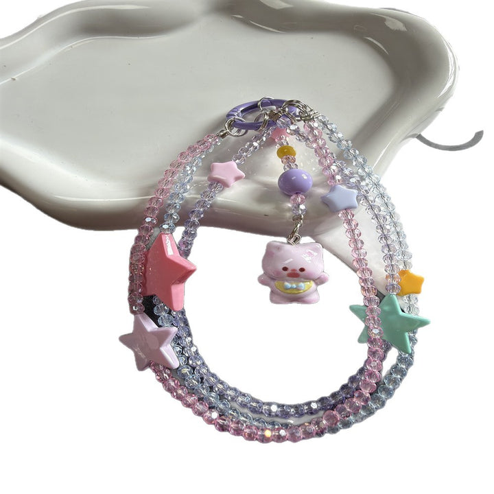 Verspielte Stern- und Tieranhänger-Lanyard Karnz
