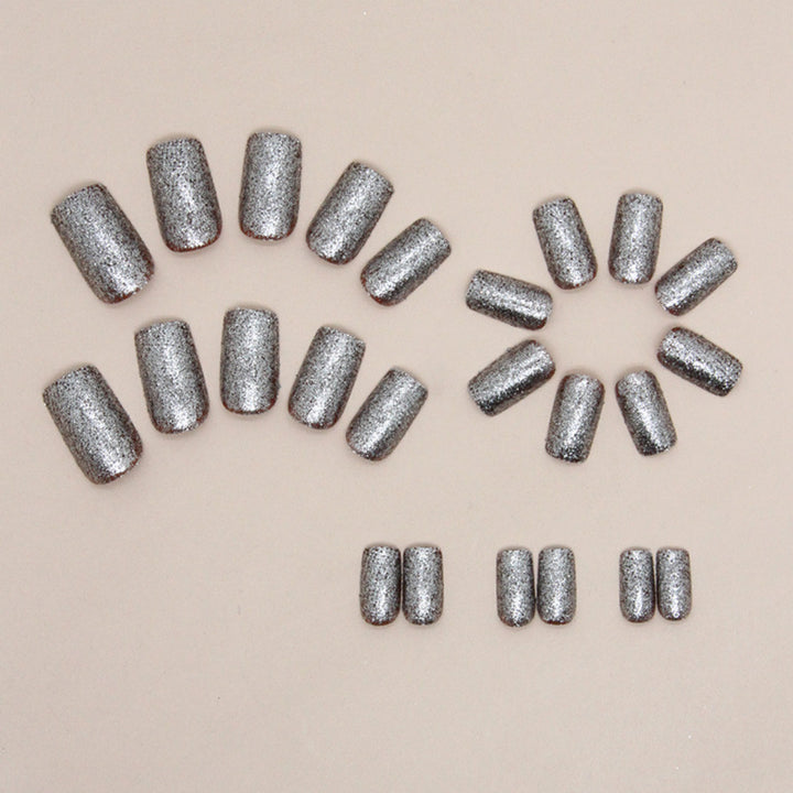 Glitzernde Press-On Nagelverlängerungen Karnz