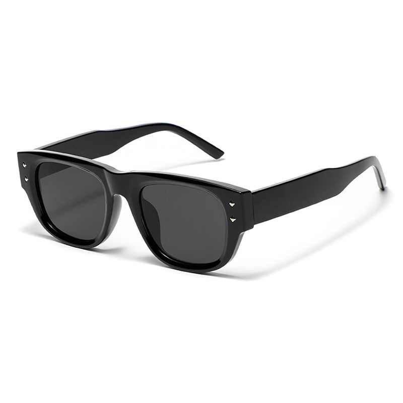 Damen modische Sonnenbrille im trendigen Rechteck-Design Karnz
