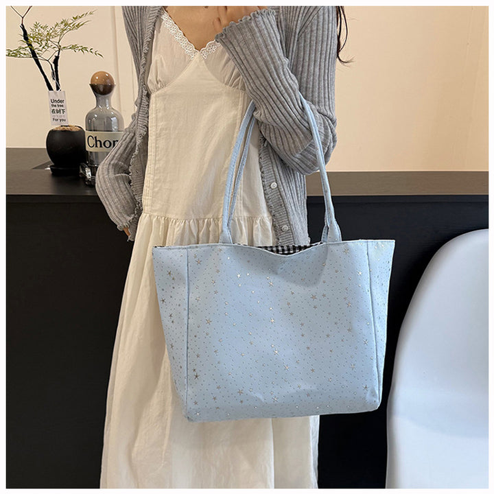 Stylische Stern-Muster Tote Bag Karnz