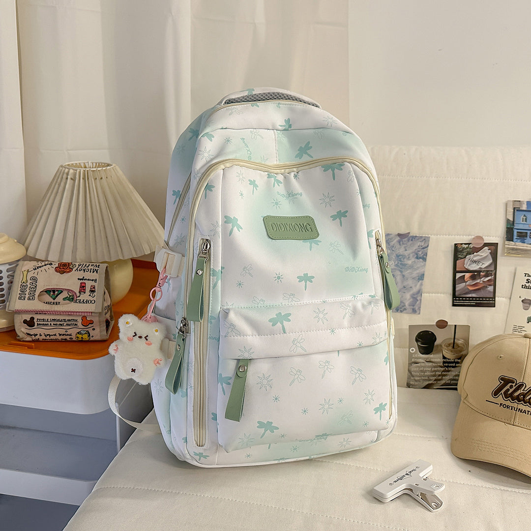 Stilvoller Rucksack mit floralem Muster
