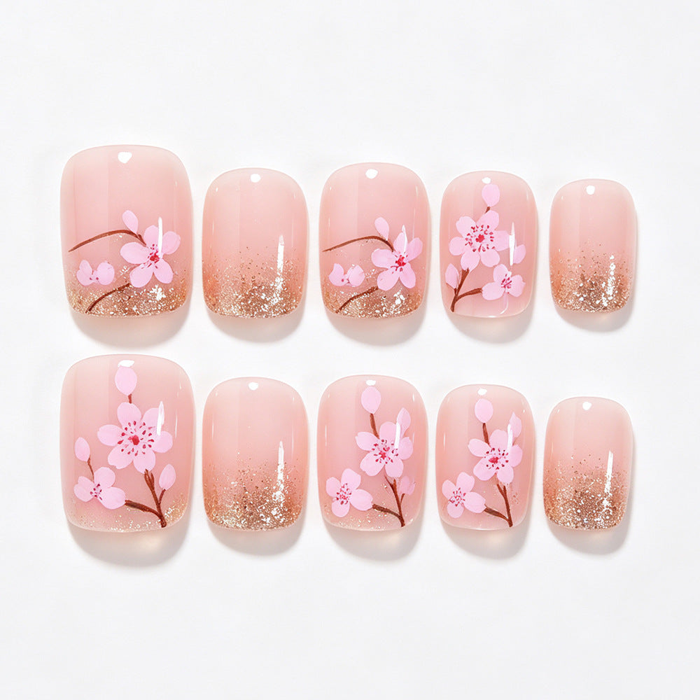 Elegantes Florales Nagelkunst Design Kit Karnz